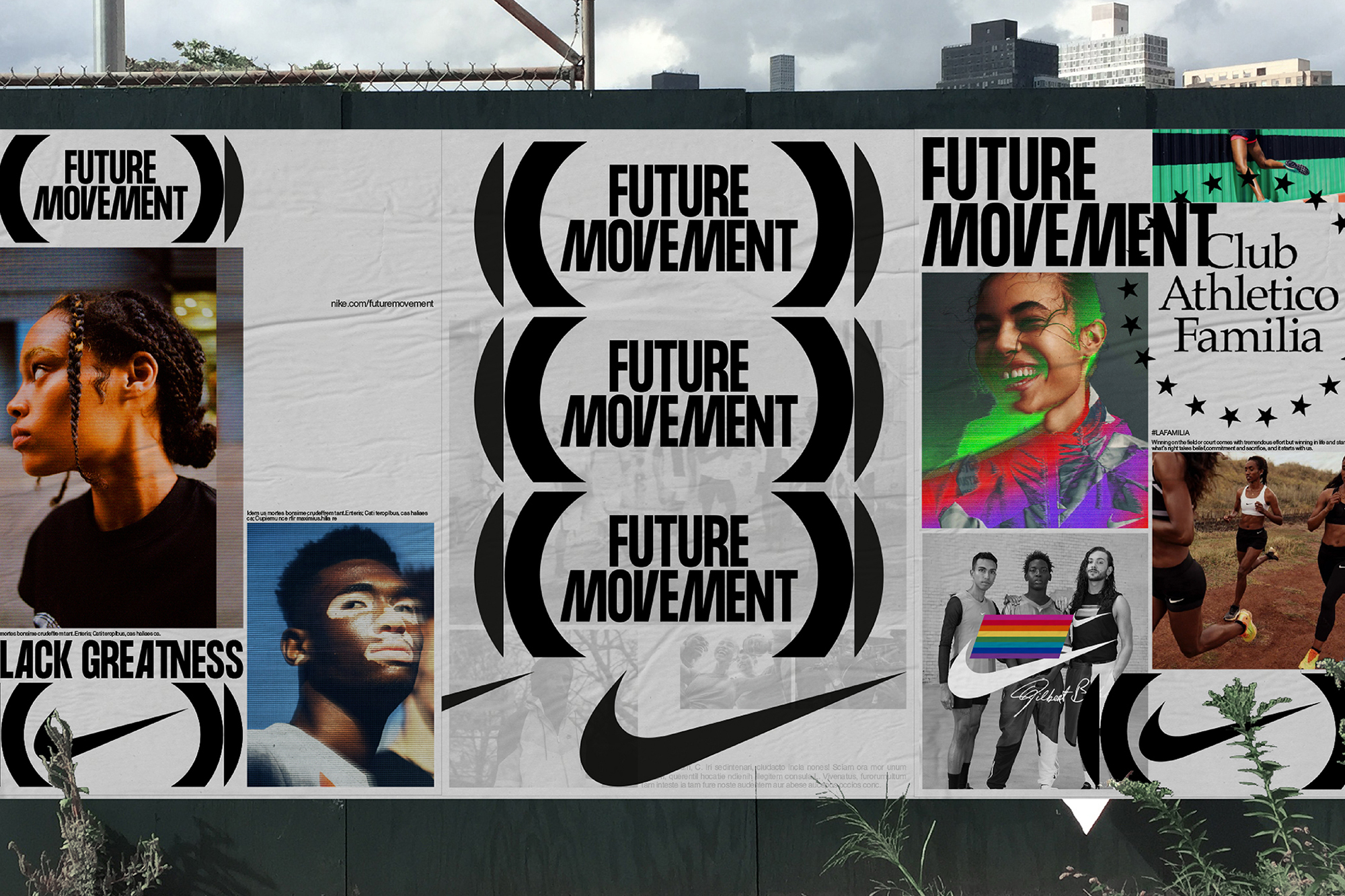 New Studio's powerful systematic identity for Nike Future Movement places at its core — The Identity