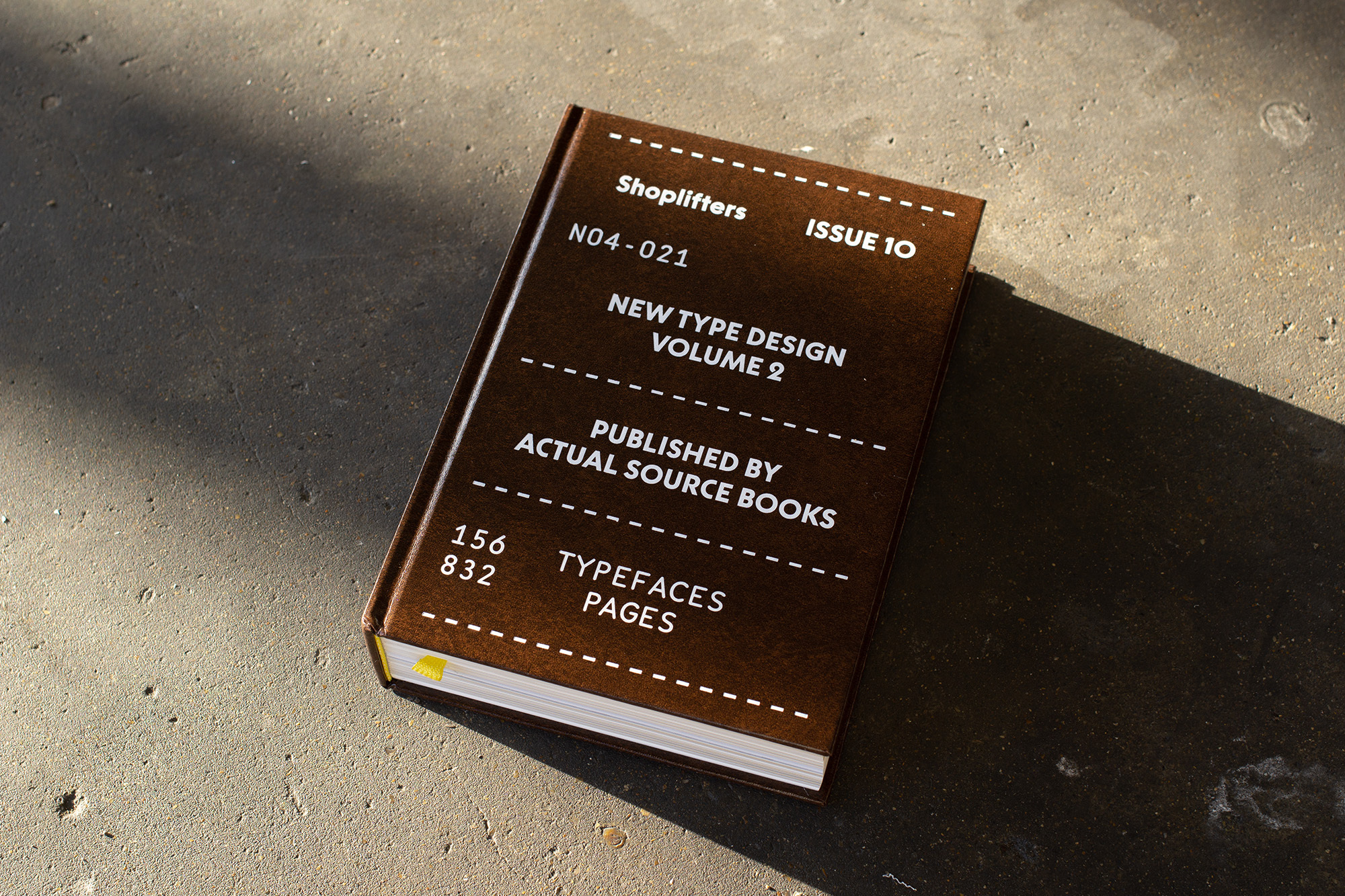 Actual Source's Shoplifters Issue 10 showcases 156 typefaces from 