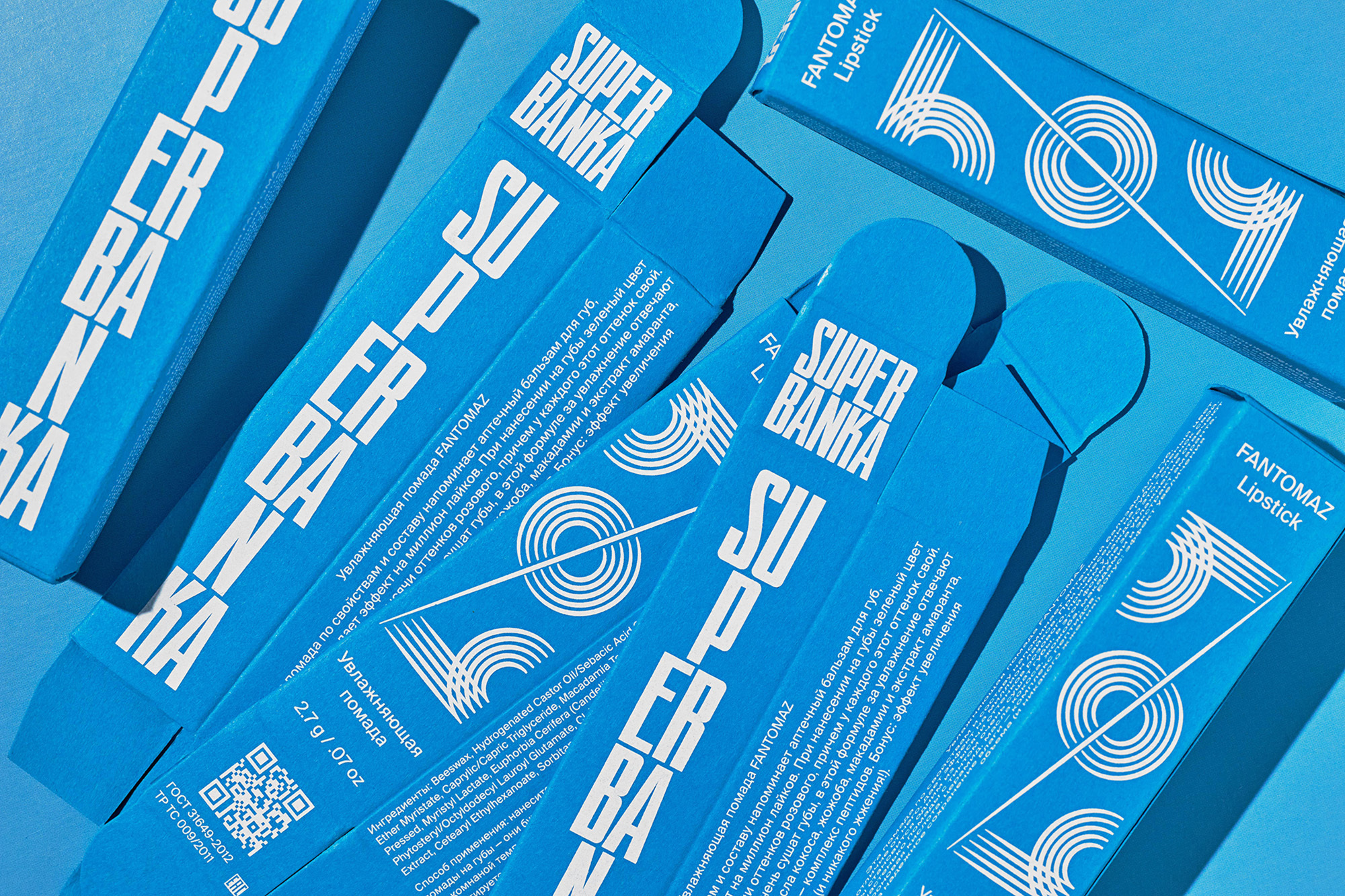 Moscow Mule's vibrant identity for skincare brand Superbanka is